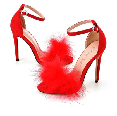 XIHAHA Fashion Sandals Women's Shoes Summer High Heels Stiletto Elegant Party Sexy Designer Woman Fish Mouth Sandals Dance Shoes