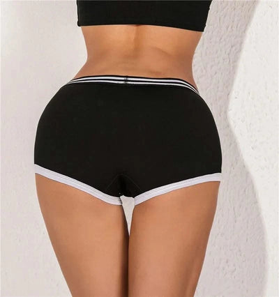 Underwear for Women Funny Female Boxer Shorts Cotton Boy Shorts Cute Girl Panties Breathable Womens Intimates