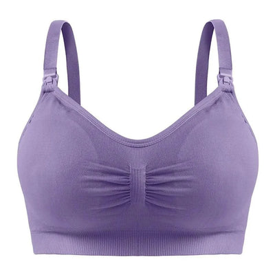 Maternity Bras Double Layer Seamless Bra Pregnancy Clothes Prevent Sagging Breastfeeding Women's Breathable lactancia Bra