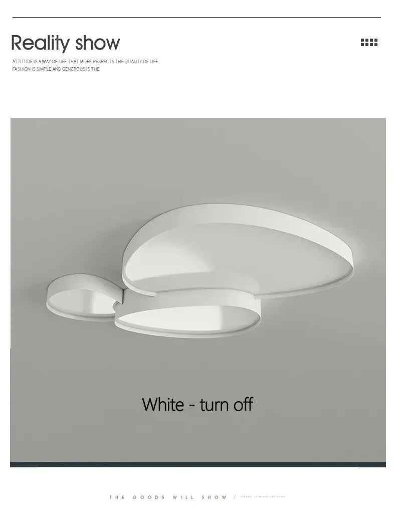 Modern LED Ceiling Lamp Simple Luxury Lighting for Living Room Bedroom Kitchen Cabinets Balcony Home Decor