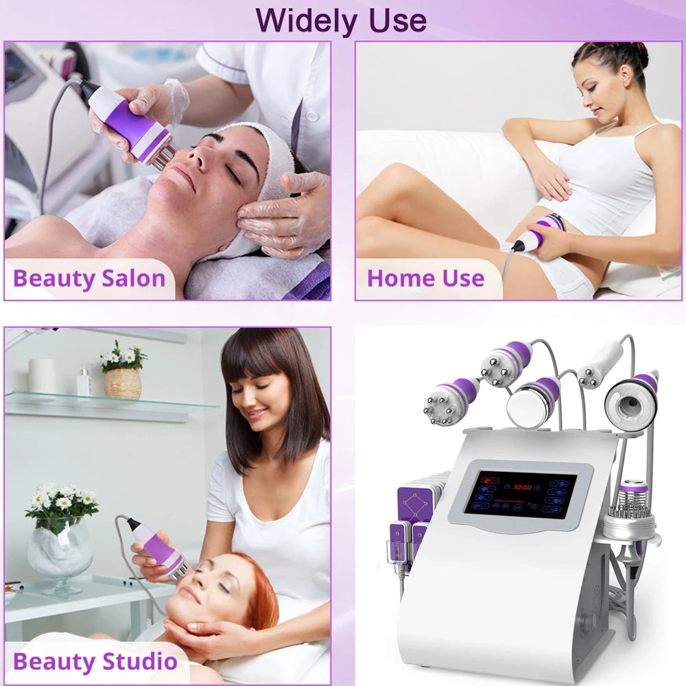 5/6/9 In 1 Cavitation Machine Body Slimming Skin Tightening Facial Care Tool for Salon Home Use