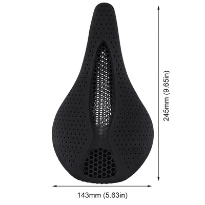 3D Printed Bicycle Saddle Comfortable Shock Absorption Saddles Ultralight Hollow-Out Breathable Bicycle Seat Bicycle Accessories
