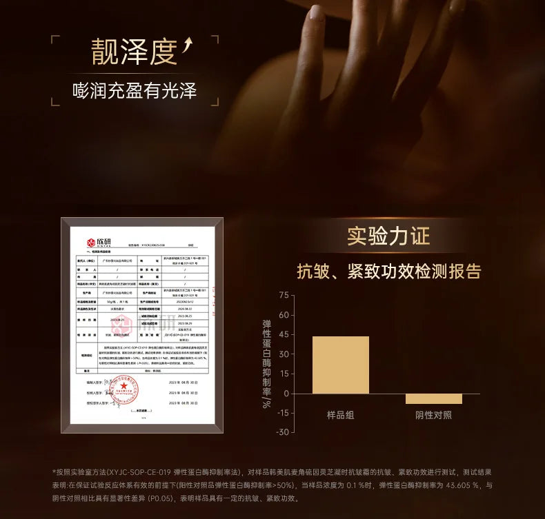 Ganoderma Lucidum Firming Revitalizing Cream Hydrating Moisturizing Repair Skin Dark Yellow Rough Skin Care Korean Face care