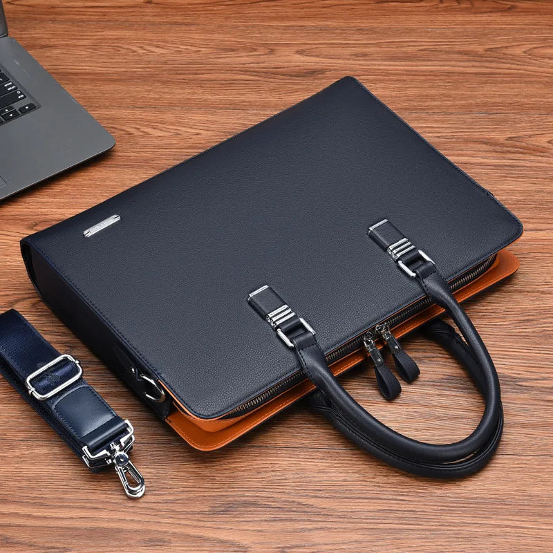 Men Business Briefcase for Husband Shoulder Bag MaLE Laptop Briefcases Bags Large Capacity Men's Handbag Bolso Grande Mujer
