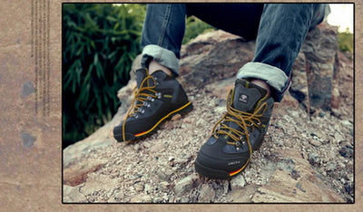 2023 Men Outdoor Ankle Boots Waterproof Sports Shoes Mountain Climbing Classic Footwear Leather Sneakers Hiking Boots Fashion