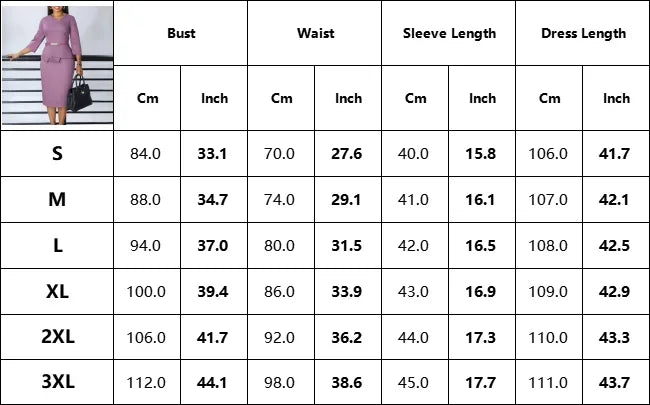 Dress Office Wear for Women Professional Skew Collar Three Quarter Sleeve Belt Waisted Sheath Package Hips Mid Calf Formal Dress