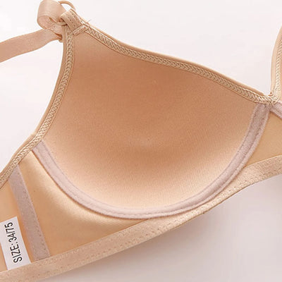 Women Seamless Bra Sexy No Wire Push Up Underwear Girls Students Breathable Thin 10 Colors Bras Female's Bra Breathable Gathered