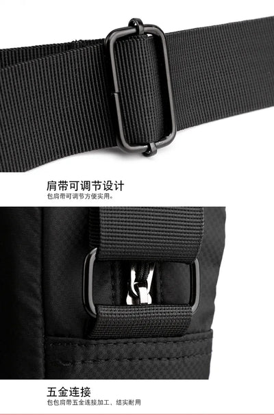 Men's High Capacity Hand Bags New Trendy Cool Men's Shoulder Bags Nylon Messenger Bags Travel Handbag Crossbody Bag Sling Bag