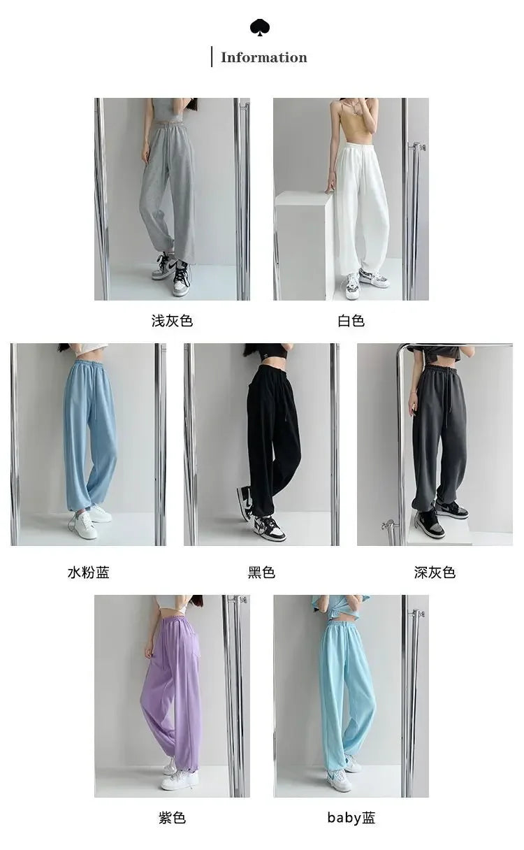 New Jogging Sweatpants Women Joggers Sports Pants Women  Fashion Korean Tracksuit Pants Pantalon Female