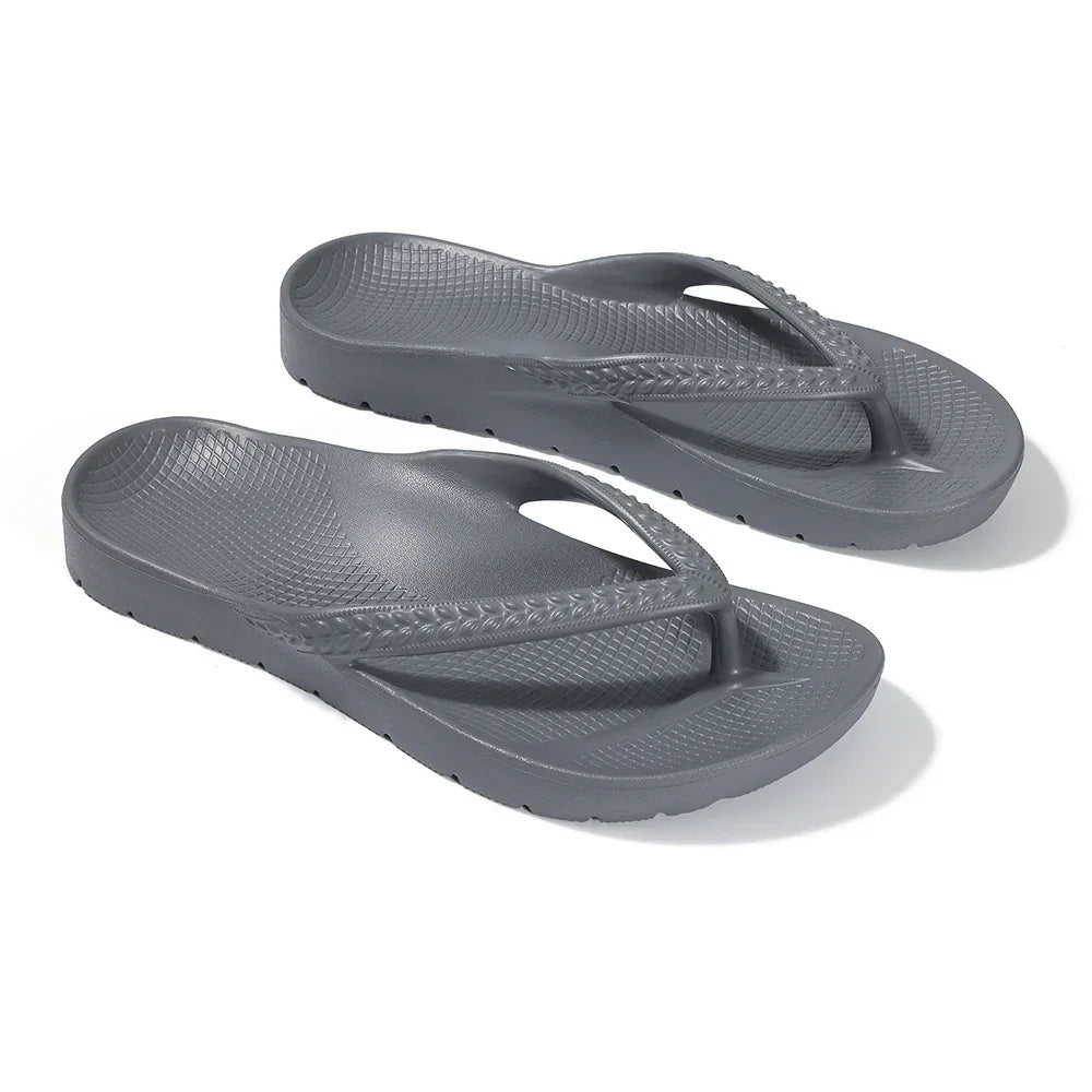SmilePoP New Orthotic Sandals Flip Flops for Women with Arch Support Yoga Mat Summer Outdoor Beach Sandals Vacation Essentials