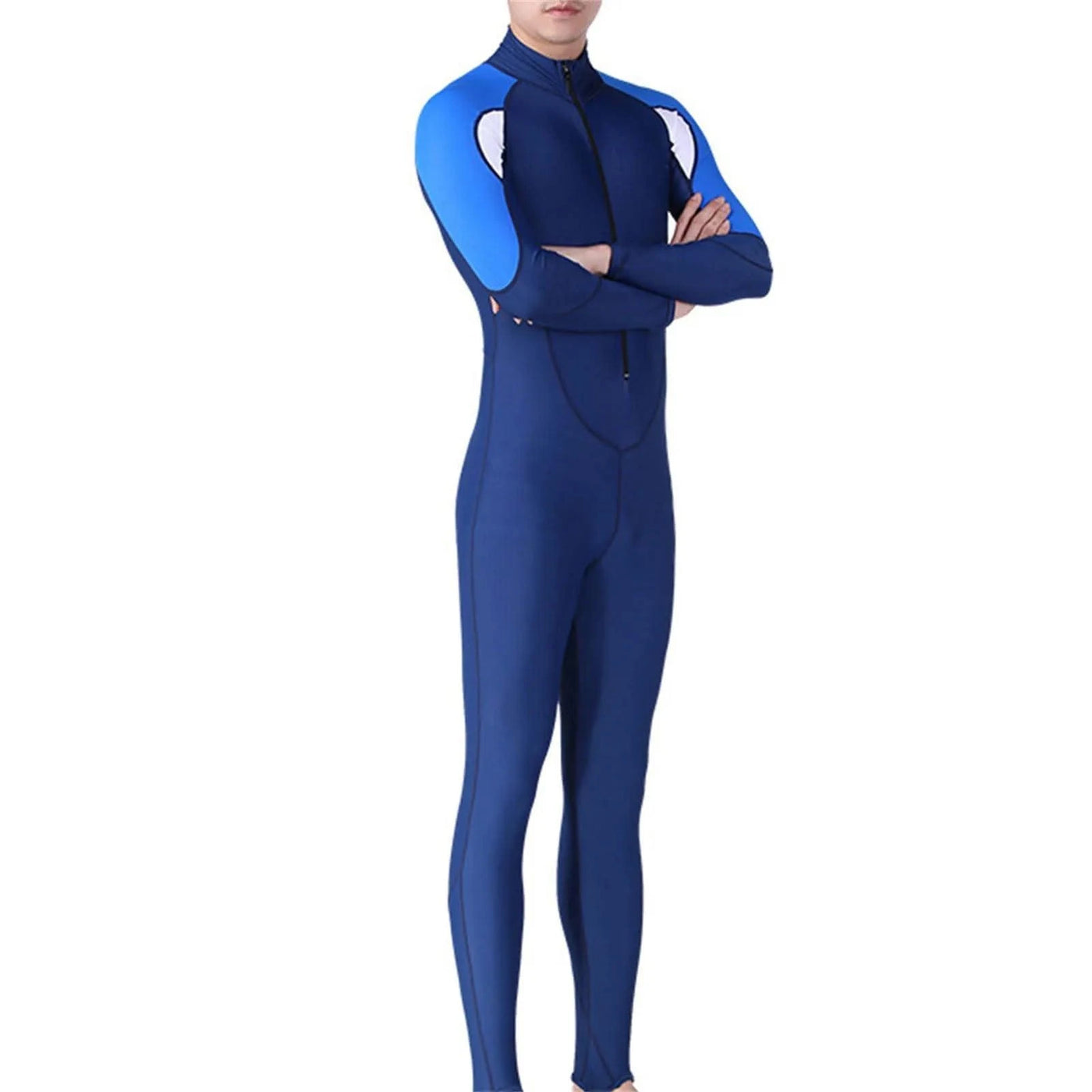 Professional Wetsuit Neoprene Blue For Men Women Long Sleeve Diving Suit One-piece Couple Wetsuit Surfing Snorkeling