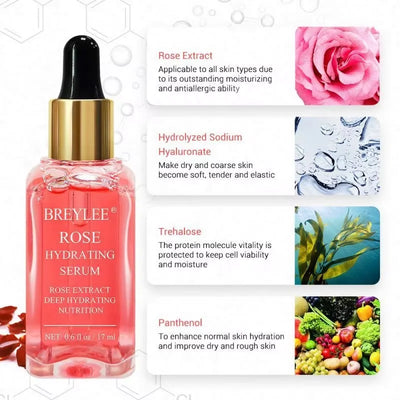 BREYLEE Rose Deep Moisturizing Facial Serum Oil Control Essence
