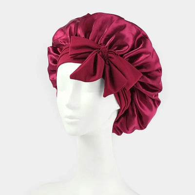 Satin Bonnet Silk Bonnet Adjustable Bonne For Sleeping Hair Bonnet With Tie Band Bonnets For Women Men