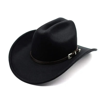 Men's Western Women's Cowboy Hat Army Green Men's Women's Cowboy Jazz Hat Wide Brim Felt Fedora Sombrero Hombre