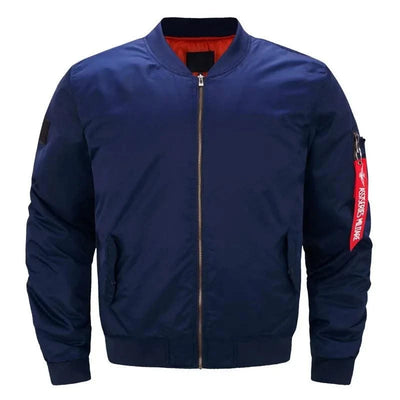bomber jacket Bomber Jackets Men Casual Solid Zipper Pilot Jacket Green New Slim Fit Male Coats Mens Military New pilot Air men