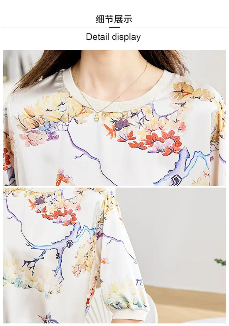 New Spring Summer Casual women T-shirts Fashion printed ladies shirts short Sleeve Tees Tops