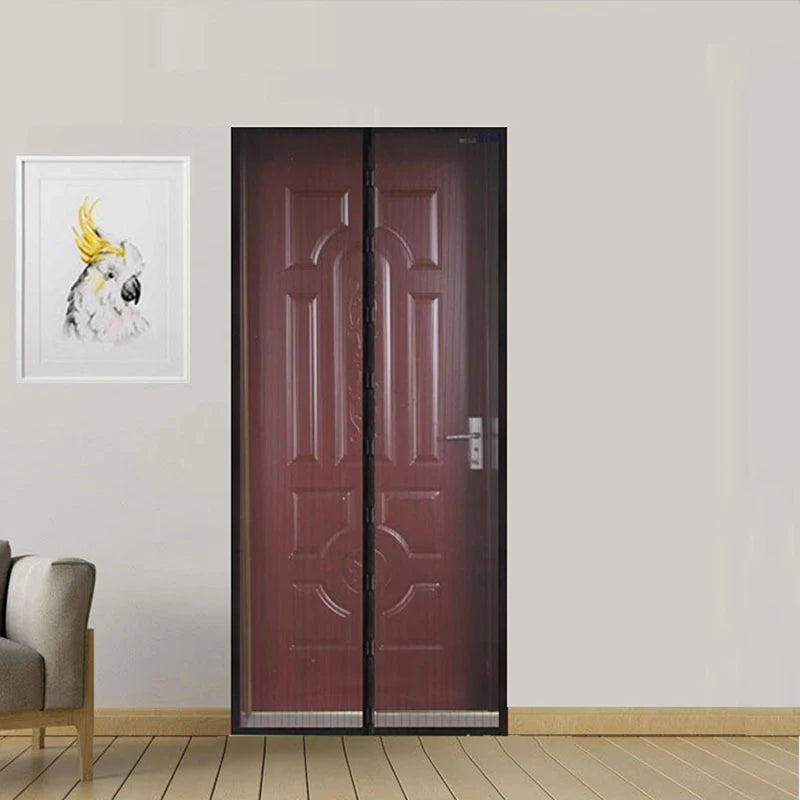 1PC New Magnetic Screen Door Curtain Anti-Mosquito Net Fly Insect Screen Mesh Automatic Closing 4 Size Easy Installation