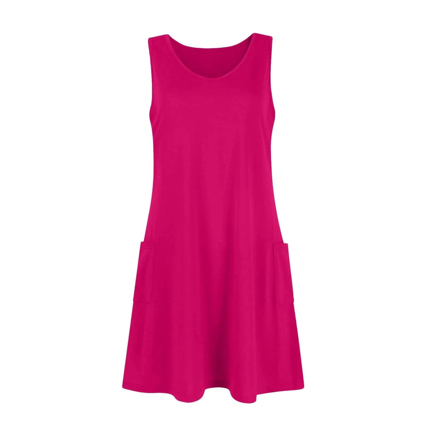 Womens Summer Dresses Plain Loose V Neck Sleeveless Sundresses Swimsuit Coverup With Pockets Vestidos Para Mujer платье женское
