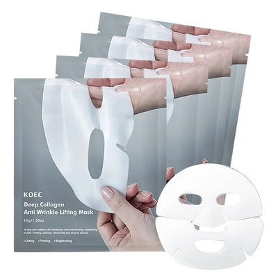 KOEC Collagen Face Mask Shrink Pores Deep Hydrating Overnight Mask Moisturizing Refreshing Brightening Face Skin Care