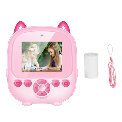 Children Digital Camera Instant Print Toys For Kids Thermal Print Camera HD 1080P Instant Photo Printing Camera Video Toys Gift