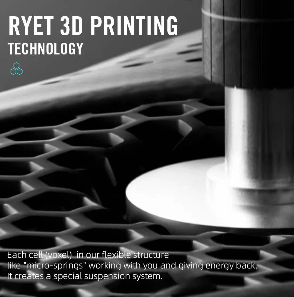 RYET 3D Printed Bike Carbon Saddle 140mm 142mm Super Light Road MTB Racing EVA Saddles Bicycle Seat Cushion Cycling Seating Part