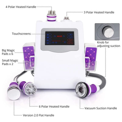 5/6/9 In 1 Cavitation Machine Body Slimming Skin Tightening Facial Care Tool for Salon Home Use