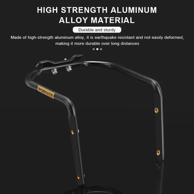 Bicycle Saddle Stabilizer Bracket Rear Seat Aluminum Alloy Holder MTB Road Bike Luggage Rack Rear Seat Mount Cycling Accessories