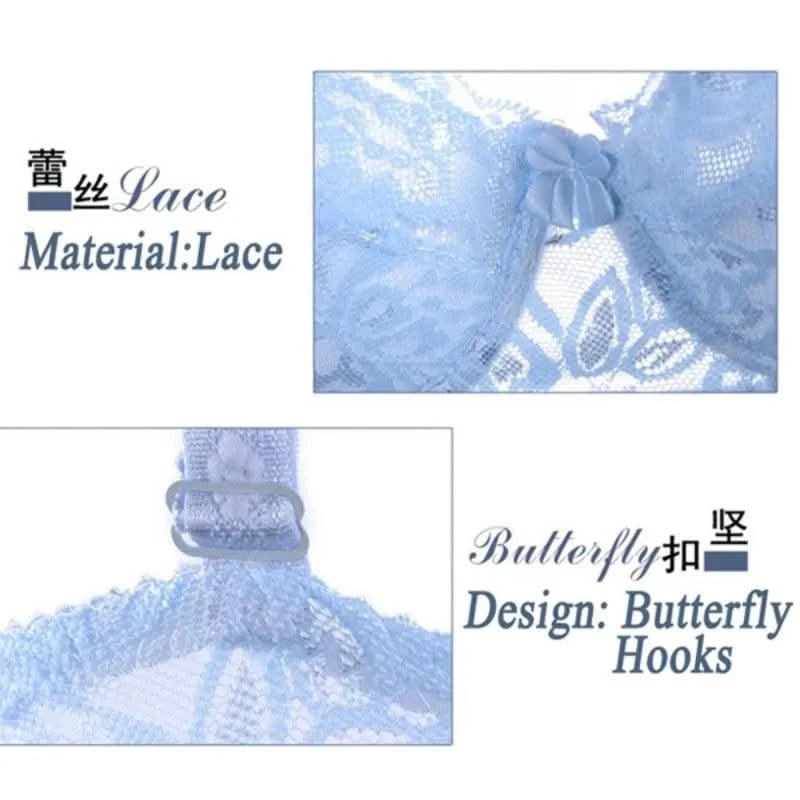 Sexy Lace Bras for Pregnant Women 5/8 Cup Crop Top