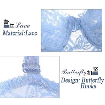 Sexy Lace Bras for Pregnant Women 5/8 Cup Crop Top