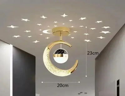 Home decor corridor ceiling light star chandelier modern living room bedroom bedside chandelier bar atmosphere decor chandelier