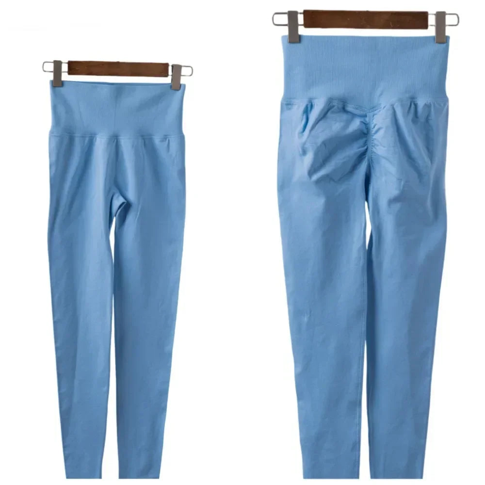 Women's Yoga 2025 Wear Fashion Skinny Breathable Seamless Elastic High Waist Fitness Pants Hip Lift Pilates Summer Hiking Pants