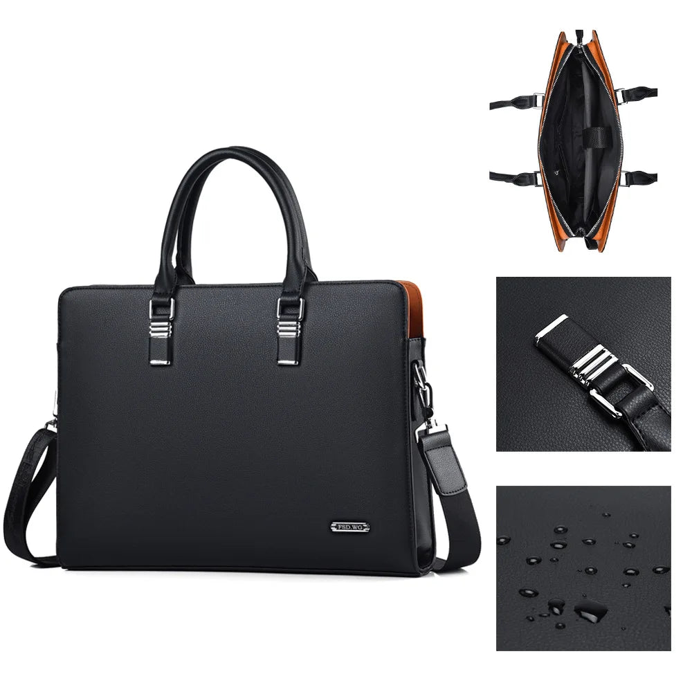 Men Business Briefcase for Husband Shoulder Bag MaLE Laptop Briefcases Bags Large Capacity Men's Handbag Bolso Grande Mujer
