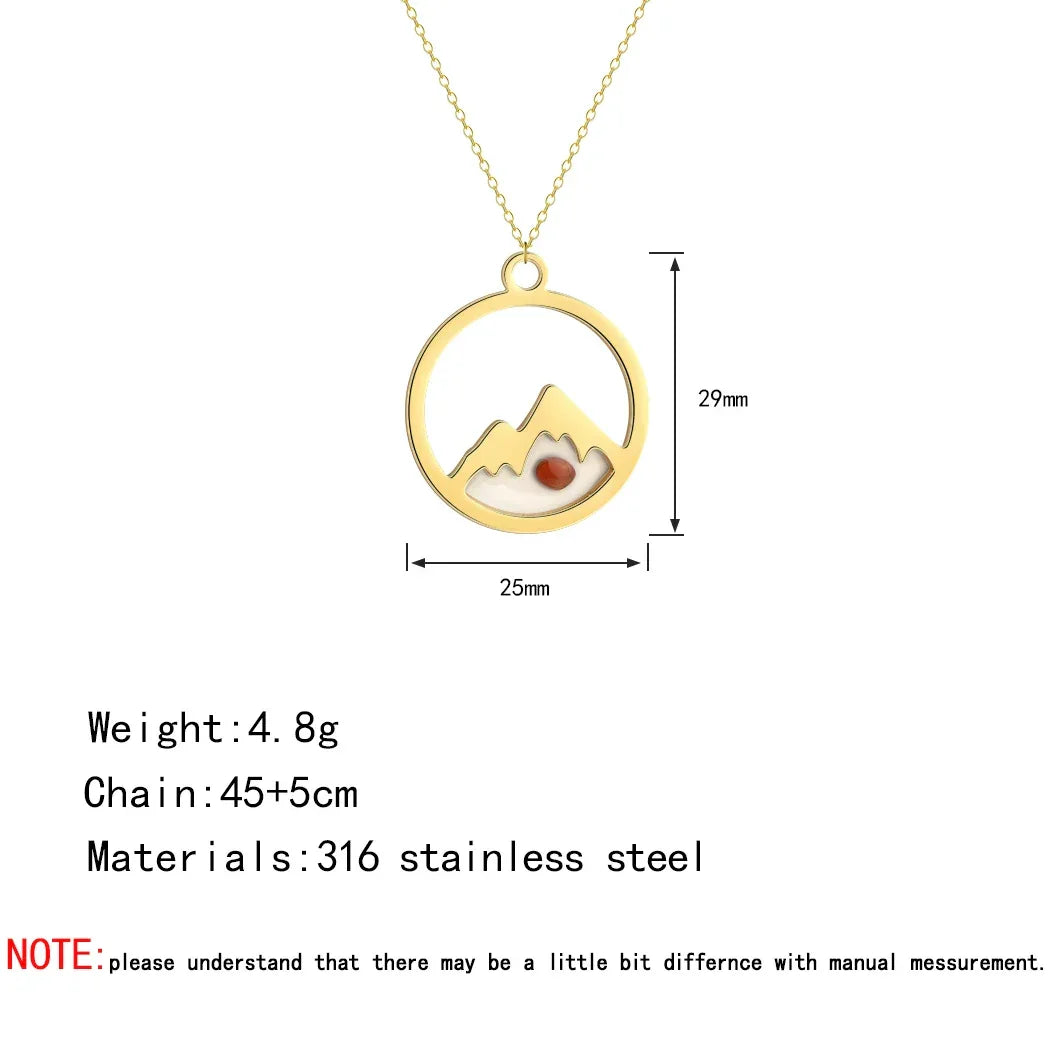 Stainless Steel Dainty Mustard Seed Necklace Move Mountains Christian  Tiny Christian  For Women