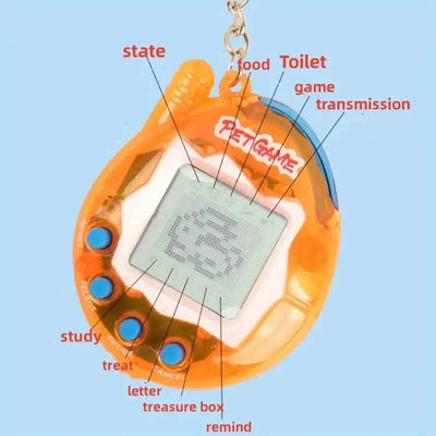 Retro Handheld Virtual Pet Game - Compact, Easy-to-Use, Interactive Fun - Perfect Gift for Holidays & Gamers