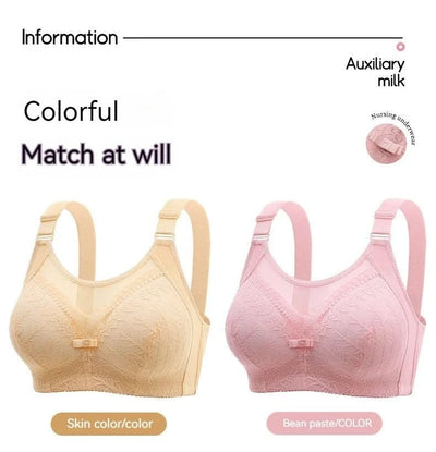 Cotton Underwear Women AB Cup Bra Wireless Gathered Comfort Brassiere Push Up Lingerie Bralette For Kids Seamleass Bras