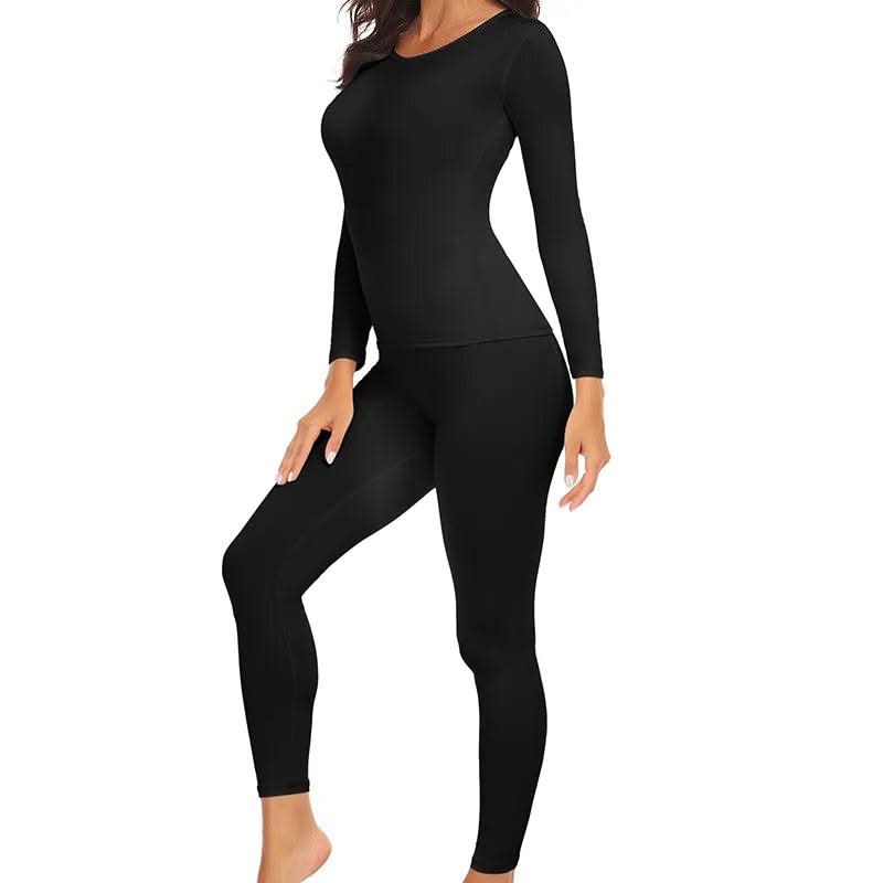 Thermal Underwear Women Autumn Winter Under Layer Clothes New Warm Pajamas Sets for Female 2 Pieces Long John Top Legging