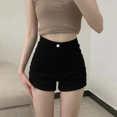 Black Denim Shorts for Women Summer Jorts Short Jean Pants Woman Elegant Designer Design New In Streetwear Flowy Comfy XXL XL