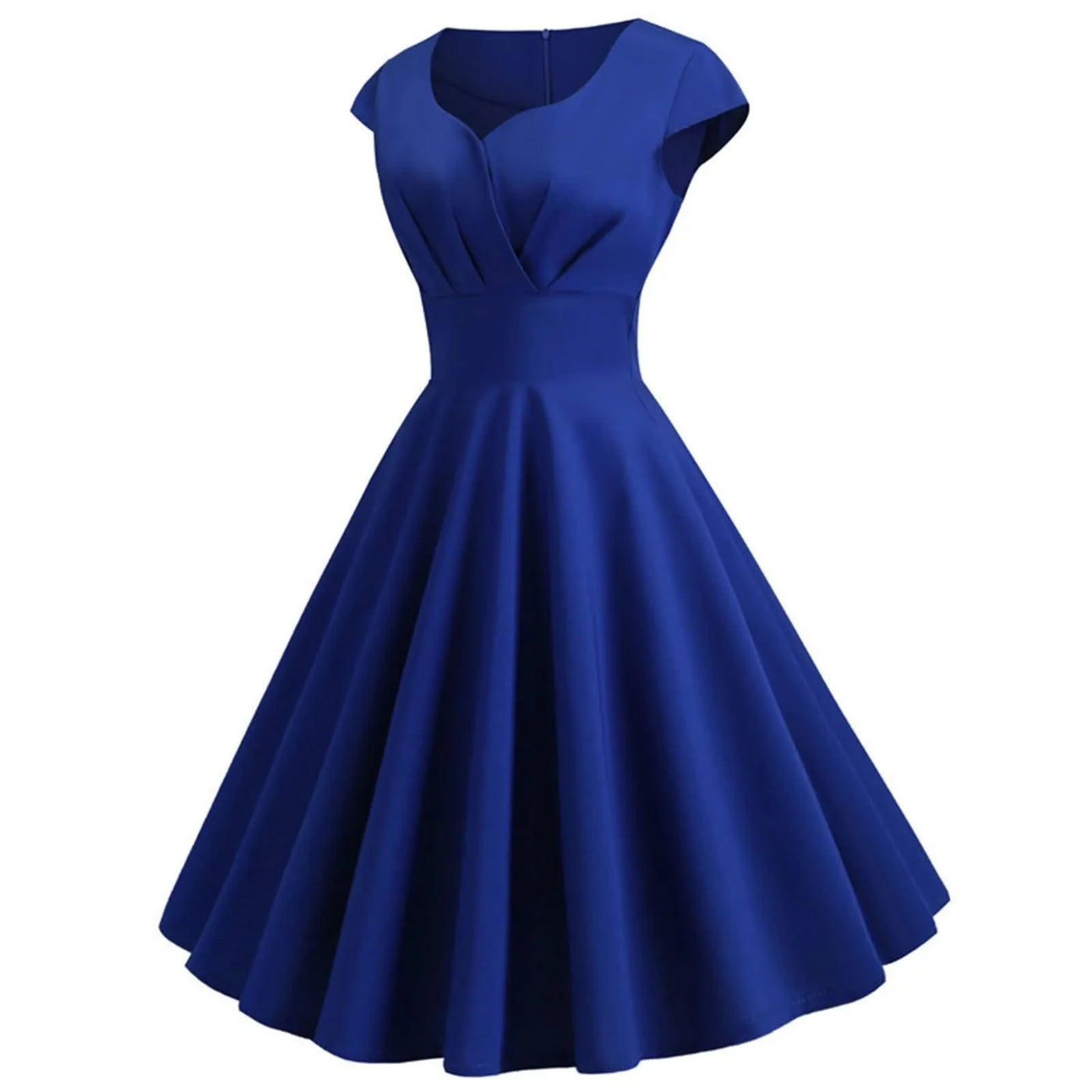 Pink Summer Elegant Party Midi Dress Women V Neck Vintage Robe Elegant Vintage Rockabilly Pin Up Party Office Midi Dresses