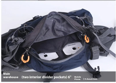 10L Sports Wais Bag Outdoor Nylon Shoulder Bag Crossbody Travel Cycling Bicycle Riding Running Handbags Climbing Men's Bags