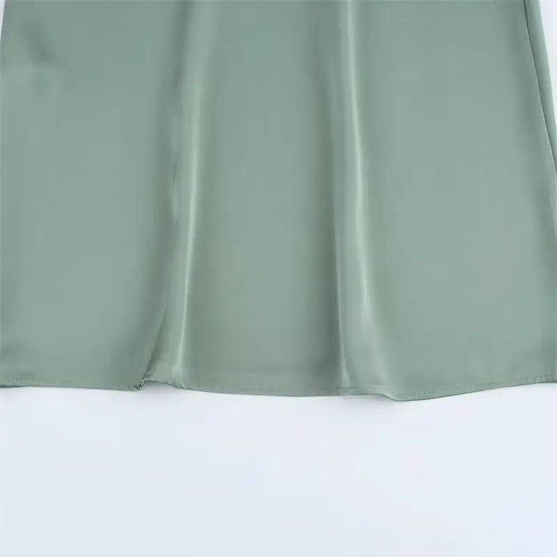 Women's Summer Dress 2025 New Elegant Fashion Slim V-neck Stain Long Dress Women Chic Comfortable Casual Dresses