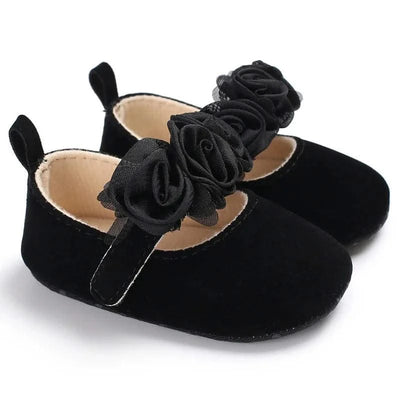 Children's Soft-Soled Flat Shoes With Design | Baby Shoes For All Seasons 0-1 Year Old |Girls Princess Shoes | First Walkers