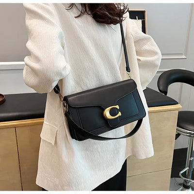 Luxury - Grade 2025 Women's Exclusive Small Square Shoulder Bag - Solid - Color Aesthetic, Niche - Style Design& Daily, Stylish
