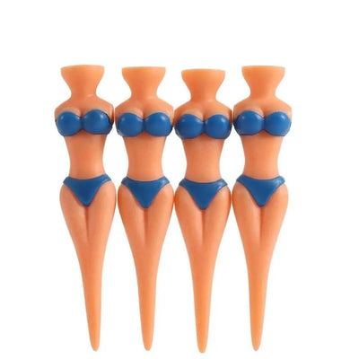 5 Pcs/Lot Women Ball Holder Lady Model Bikini Outdoor Golf Tees Golf Training Golf  Accessories Clubs Tee