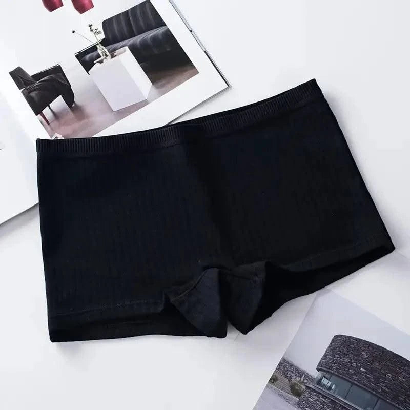 Women Boxers Underwear Boyshort Cotton Ladies Safety Pants Female Seamless Underpants Solid Cozy Boyshorts sexy lingerie 2025