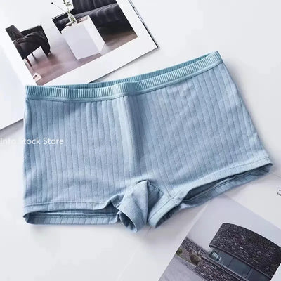 Women Boxers Underwear Cotton Ladies Safety Pants Female Seamless Underpants Solid Cozy Boyshorts sexy lingerie