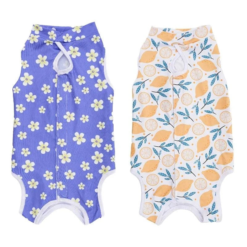 Cat Weaning Suit Pet Care Clothes Small Dogs Cat Sterilization Jumpsuit Anti-licking Surgery Recovery Clothing Kitten Outfits