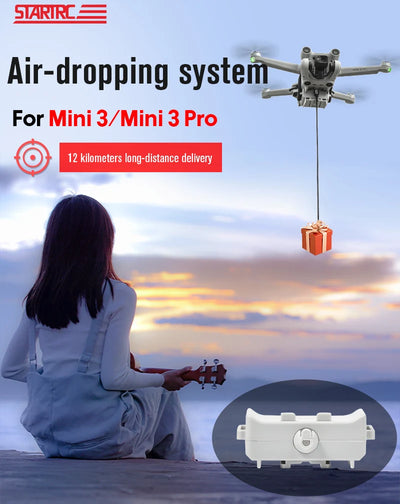 STARTRC Drone Airdrop System For DJI Air 3S/Mini 4 Pro/Mini 3/Mavic 3/Air 2S/Mavic 2/Mini 2 SE Air-dropping Thrower Gift Deliver