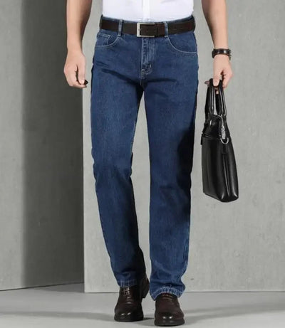 Jeans for Men Work Wear Male Cowboy Pants 2024 Fashion Trousers High Quality Original Classic Straight with Pockets New in Baggy