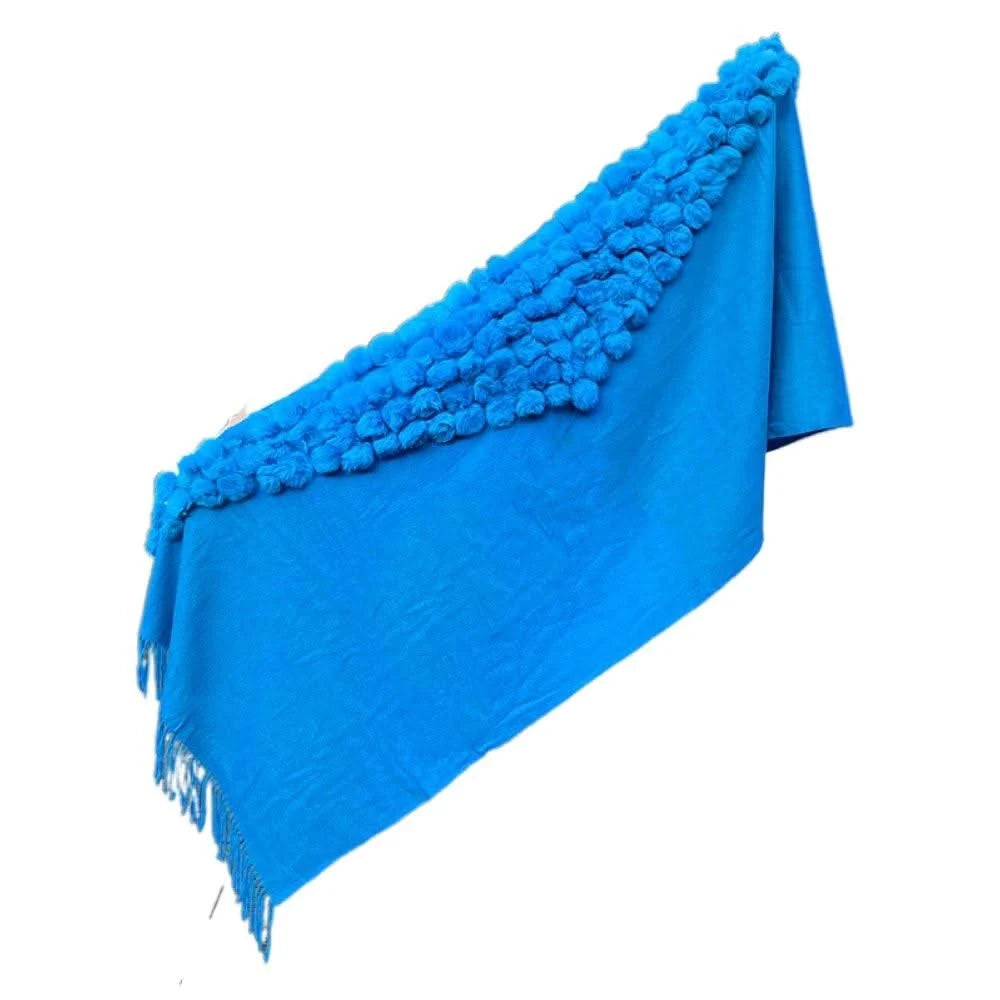 Winter Thick  Genuine Rabbit Fur Scarf for Women