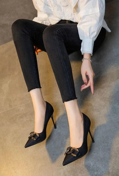 Non Slip Casual Ladies High Heeled Pump Shoes | Elegant Hot Trendy Women's Shoes